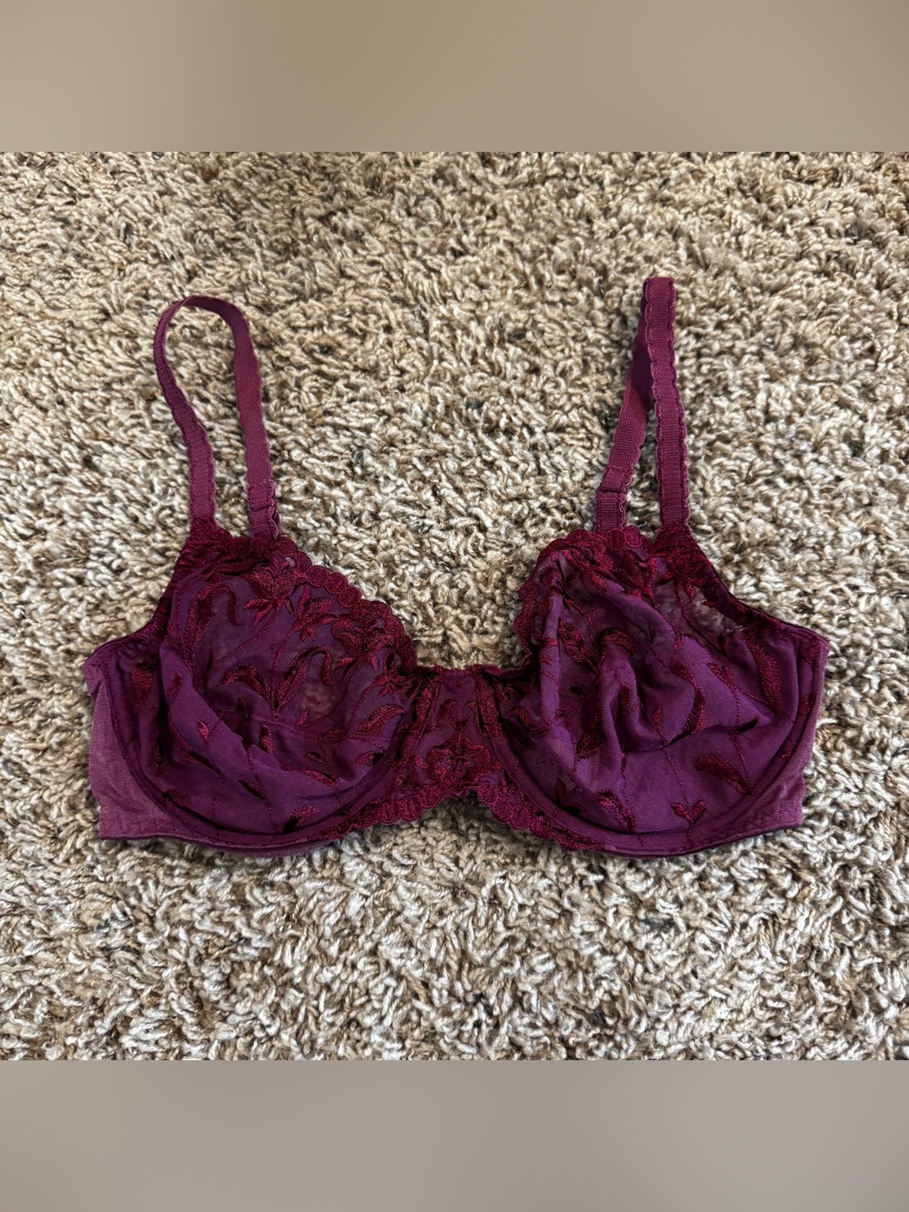 Vintage Victoria’s Secret Embroidered Bra